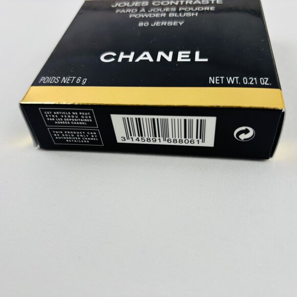 Chanel Cosmetic Joues Contraste Powder Blush 80 Jersey .21 oz Open Box - Picture 8 of 10